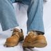 Round Head Derby Shoes Men's Thick-soled Heightening Casual Big Head Shoes Low-top Tooling Men's Shoes_vogvips.com
