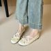 French Mary Jane Shoes Cross-strap Ballet Shoes With Skirt Beautiful Flat Shoes Women_vogvips.com