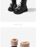Girls' Long Boots 2025-1 Autumn/Winter New Style Fleece Cotton Boots_vogvips.com