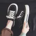 canvas Women's Summer Casual Versatile White Black Big Toe Shoes Autumn Thick Sole Breathable Board_vogvips.com