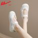 Huili Women's Shoes 2026 New Summer Breathable Mesh Mary Jane Sneakers Women's Soft Sole Casual Shoes Hollow Sandals Z_vogvips.com