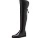 Plus Size Long 41-43 Flat Low Heel Riding High Tube Over-the-Knee Boots For Women Slim Fit_vogvips.com