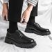 Thick-Soled British Style White Business Casual Large Leather Men Low-Top Work Martin Boots Groom Wedding Shoes_vogvips.com