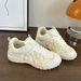 Women's Breathable Mesh Casual Fashion Sneakers Trendy Chunky Korean Style Sports Shoes Summer Thick Soled Street Style_vogvips.com