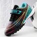 Soccer Shoes Soccer Cleats Football Boots 2024 New Children's Soccer Shoes For Boys And Girls, Velcro Closure, Elementary School Students' Flat Traini_vogvips.com