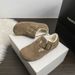 Women's Leather Slide Sandals H-Shaped Strap Flat Sandals Genuine Cowhide Flat Birkenstock For Women, 2026 Winter New Style, Fleece-Lined Warm Fur Sho_vogvips.com