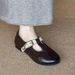 Round-Toe Mary Jane Retro Flats 2026 New Spring Comfortable Versatile Low-Heel Women's Shoes_vogvips.com