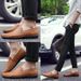 Men's Leather Spring Casual Loafers Slip-On Lazy Summer Shallow Driving Shoes_vogvips.com