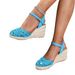 Best-Selling Fashion Sandals: New Closed-Toe Wedge Thick-Soled Waterproof Platform Strap Sandals With Straw_vogvips.com