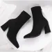 designer Boot Australia High Heels Socks Shoes Sexy Women Booties Women Black High Heels Ankle Boots Winter Shoes_vogvips.com
