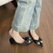 Pointed Single Shoes Women's Flat Bottom Shallow Mouth Temperament Versatile Soft Sole Ladyshoes_vogvips.com