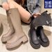 Autumn New 2024 Women's Fashion Versatile Stylish Slimming Chunky Heel Over-the-Knee Riding Trendy Long Boots_vogvips.com