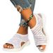New Breathable Flying Woven Fish Mouth Thick Sole Casual Sports Sandals_vogvips.com