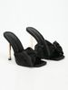 Outsider Wearing Slippers, Women's Slim Bow Ties, High Heels, Sandals For Comfortable And Casual Outings, French Style,_vogvips.com