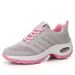 2025 Autumn New Mesh Breathable Middle-aged Women's Casual Single Shoes Trendy Thick-soled Sneakers_vogvips.com