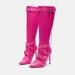 Autumn Winter European And American Style Rivet Motorcycle Womens Sexy Nightclub Spicy Girl Zipper Boots 241031_vogvips.com
