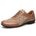 Men's British Business Formal Golf Leather Shoes, Summer Breathable Youth Casual Sports Men's Shoes_vogvips.com