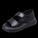 Genuine Leather Roman Sandals For Women, 2026 New Model, Platform Thick Slimming, Casual Soft Sole, Elegant Beach Shoes_vogvips.com