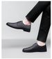 Men's Single-layer Pointed Casual Leather Shoes Lace-up Formal Leather Shoes_vogvips.com