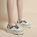 White Shoes Women, Autumn And Winter New Versatile Thick Soled Round Toe Small I, Breathable Sports Shoes, Casual_vogvips.com