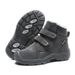 Men's Winter Snow Boots – Waterproof Fleece-Lined Rubber Sole Shoes, Slip-Resistant & Warm Outdoor Boots For Harsh Weather_vogvips.com