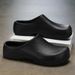 Comwarm Eva Men Clogs Slippers Chef Non-slip Kitchen Work Oil-proof Waterproof And Wear-resistant Rubber Shoes_vogvips.com