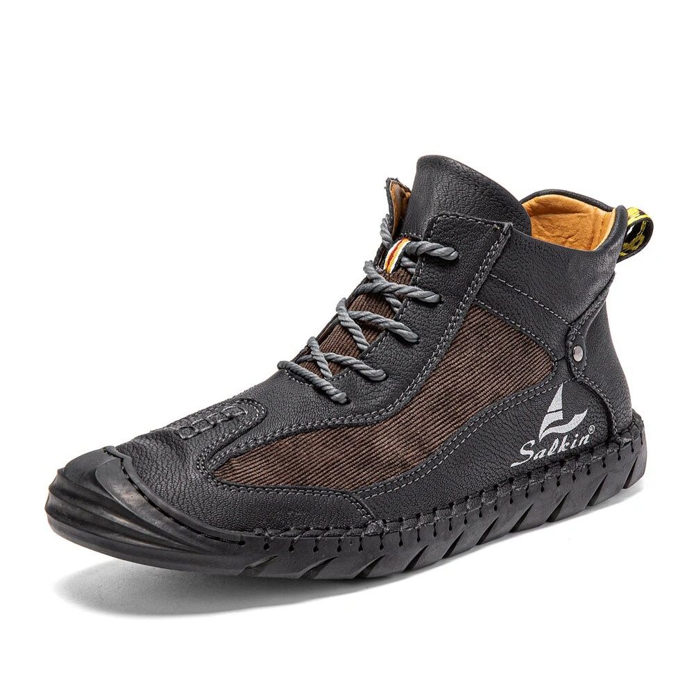 High Top Martin Boots Men's Baotou Handmade Men's Boots Outdoor Casual Large Size Men's Shoes Breathable Shoes_vogvips.com