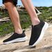 Shoes Women Lightweight Breathable Big Size Flats For Lady, Slip On Casual Shoes Outdoor Sport Tennis Shoes Fashion Sneakers_vogvips.com