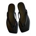 Cowhide Version ~ European And American Niche Woven Strap Clip-Toe Flip-Flops For Women, Outdoor Wear, 2025 Summer Fashion Flat Sandals_vogvips.com