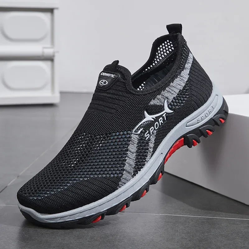 2025 Breathable Hiking Air Mesh Sneakers For Outdoor Lightweight Casual Men New Fashion Walking Shoes_vogvips.com