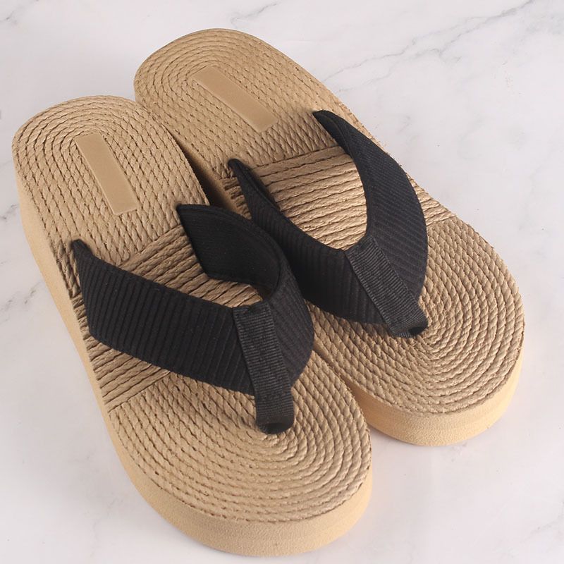 Women’s Shoes New Thick Soled Eva Slippers For Women In Summer Wedge Heeled Flip Flops VersatileSimple And Lightweight High Heeled Shoes For Women_vogvips.com