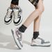 Spring And New Thick Soled Trendy Color Blocked High Sense Board Autumn Bread For Women, Niche Casual Shoes_vogvips.com