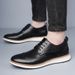 Men's Casual Business Classic Comfortable Retro Style Work And Office Hot Selling Adult Plus Size Shoes New Lace Up_vogvips.com