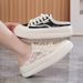 2026 New Versatile Lace For Women, Summer Thin Mesh Breathable Half-Slippers, Sports Casual Shoes XFF69_vogvips.com
