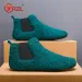 YRZL Winter Warm Men Indoor Home Slipper Thin Bottom Plush Cotton Casual Shoes Soft Sole Anti-slip Slippers Man_vogvips.com