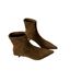 French Style Pointed Toe Chunky Heel Short 2025 Autumn Winter New Suede Versatile Ankle Slim Martin Boots For Women_vogvips.com