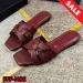 Designer Slippers Tribute Rubber Slides Leather Flat Heels Claquette For Female Womens Summer Outdoor Shoes Fashion_vogvips.com
