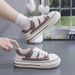 Spring Autumn New Little White Versatile Canvas For Female Students Instagram Trendy And Fashionable Songcake Casual_vogvips.com