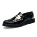 Men's Fashion Leather Shoes Low Top Outdoor Foot Cover Platform Shoes_vogvips.com