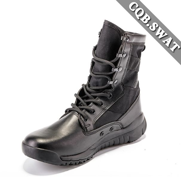 Second Hair Combat Boots Mountaineering Hiking Camping Tactical Boots Training Shoes Black_vogvips.com