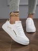 Baasploa Casual Leather Platform Sneakers For Women Classics Comfort Skateboarding Shoes Non-Slip_vogvips.com