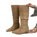 Inner Height Increase Slouchy Long Knight 2025 Autumn Winter New Small Size Over-the-Knee Square Toe Slimming Boots_vogvips.com