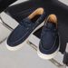 Fashion Casual Handmade Suede Genuine Leather Mens Loafers Moccasins Slip On Men's Flats Male Walking Driving Shoes_vogvips.com