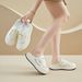 Mesh White Shoes Female Students Breathable Heightening Shoes Casual Street Shoes Board Shoes_vogvips.com