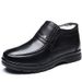 European Warm Series Middle-aged And Elderly Men's Winter High-top Cotton Extra Large Size Casual Genuine Leather Fleece-lined Warm Dad Shoes_vogvips.com