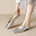 Half Slippers Women's Outdoor Summer Chunky Heel Strappy Slip-On Sandals French Style Closed Toe 1_vogvips.com