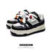 Casual little white shoes with thick bottom bread panda board shoes for lovers_vogvips.com