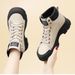 High-top Shoes For Women 2025 Autumn Winter New Soft Leather Versatile Martin Casual Fashion Sports Women's Boots_vogvips.com