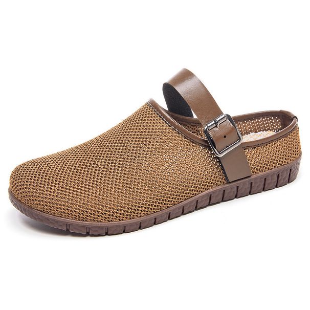 Women's Shallow Mouth Bag Head Slippers Women's Shoes Flying Woven Breathable Flat Shoes Casual Shoes Lazy Shoes Single Shoes_vogvips.com