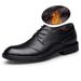 Men's Dress Leather Shoes Casual Single Shoes Lace-up Work Men's Shoes Pointed Large Size Shoes_vogvips.com